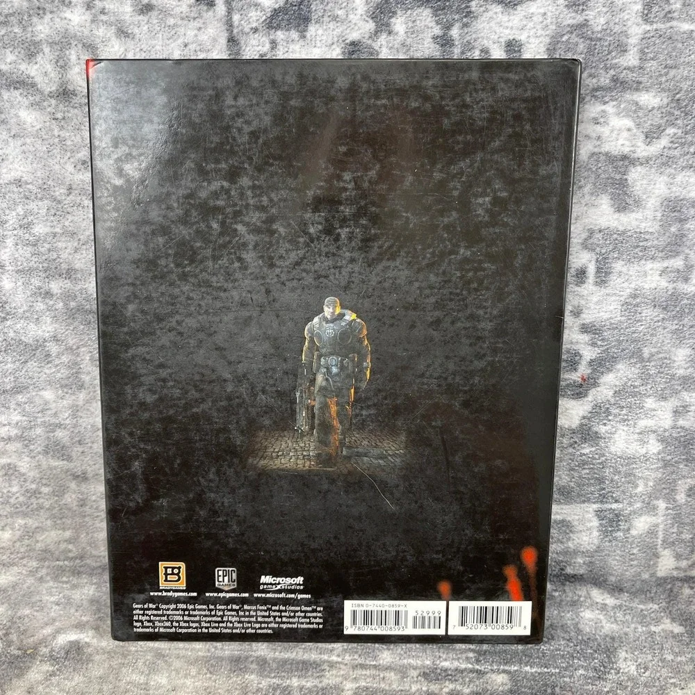 Gears of War Limited Edition BradyGames Strategy Guide Xbox 360 Retro